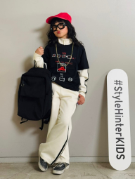 Детская футболка NY POP ART UT Uniqlo 1159839994 (Черный 145-155)