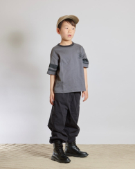 Дитяча футболка Uniqlo з принтом 1159841614 (Сірий 115-125)