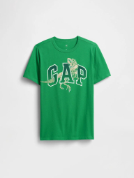 Детская футболка GAP с принтом 1159842365 (Зеленый XL)