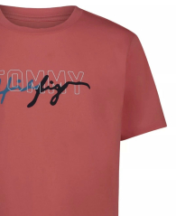 Підліткова футболка Tommy Hilfiger з логотипом 1159843025 (рожевий M)
