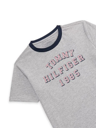 Подростковая футболка Tommy Hilfiger с логотипом 1159843139 (Серый M)