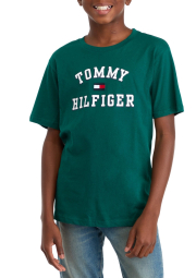 Детская футболка Tommy Hilfiger с логотипом 1159843046 (Зеленый M)