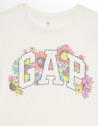 Дитяча футболка GAP з логотипом 1159843170 (Білий M)
