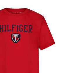 Подростковая футболка Tommy Hilfiger с вышитым логотипом 1159843967 (Красный L)