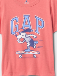 Дитяча футболка GAP з принтом 1159844706 (Рожевий 3)