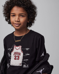 Детская футболка с принтом Nike Jordan 1159848609 (Черный M)