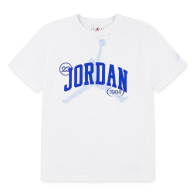 Детская футболка с принтом Nike Jordan 1159848613 (Белый/Голубой XL)