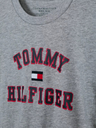 Детская футболка Tommy Hilfiger с логотипом 1159854354 (Серый 7) на рост 122 см