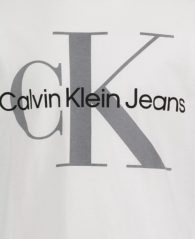 Базовая детская футболка Calvin Klein с логотипом 1159858994 (Белый S) на рост 119-135 см