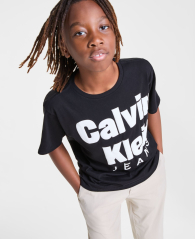 Детская футболка Calvin Klein с логотипом 1159859717 (Черный S) на рост 119-135 см