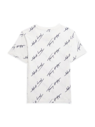 Дитяча футболка Tommy Hilfiger з логотипом 1159862314 (Білий L) на зріст 165-175 см