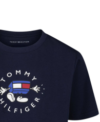 Детская футболка Tommy Hilfiger с принтом 1159862409 (Синий 5) на рост 109 см