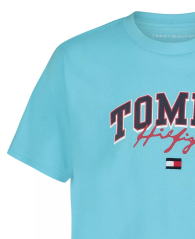 Детская футболка Tommy Hilfiger с логотипом 1159863425 (Голубой 6) на рост 117 см