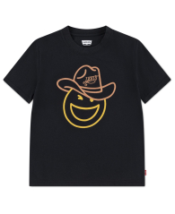Детская футболка Levi's с логотипом и принтом 1159864135 (Черный 98-104) на рост 98-104 см