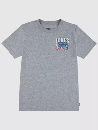 Детская футболка Levi's с принтом Skateboarding Skeleton 1159864612 (Серый 147-163) на рост 147-163 см