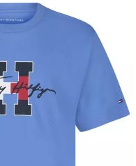 Детская футболка Tommy Hilfiger с логотипом 1159865122 (Синий L) на рост 165-175 см