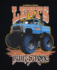 Футболка Levi's с принтом 1160093411 (Черный XL) на рост 163-175 см