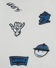 Детская футболка Levi's с логотипом 1160135454 (Молочный 5) на рост 104-110 см