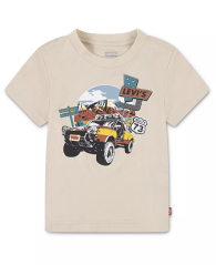 Футболка Levi's з принтом 1160293300 (Бежевий 4T) на зріст 98-104 см