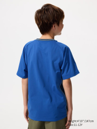 Детская футболка Uniqlo DRY-EX 1162743276 (Синий 11-12) на рост 145-155 см
