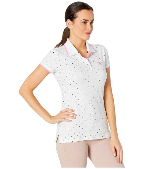 Жіноча футболка-поло US Polo Assn 1159840801 (Білий XS)