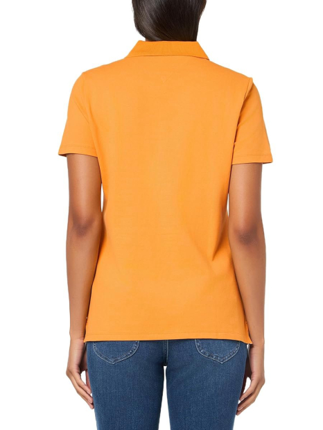 Женская футболка-поло Tommy Hilfiger 1159847719 (Оранжевый XS)