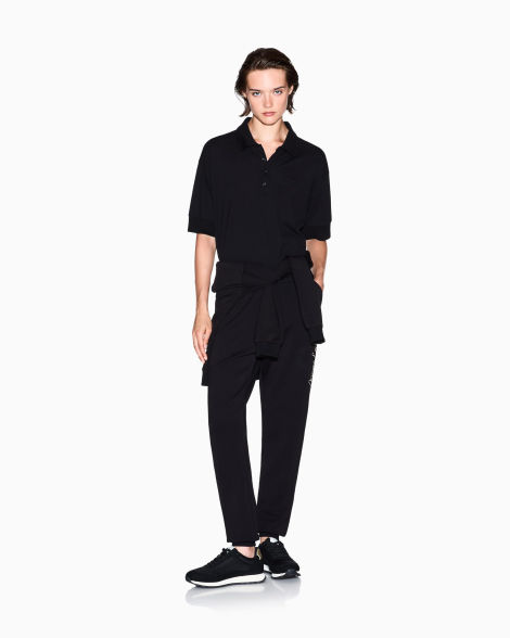 Женское поло Armani Exchange 1159857070 (Черный XL)