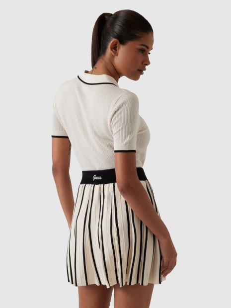 Женское вязаное поло GUESS 1159859020 (Молочный M)