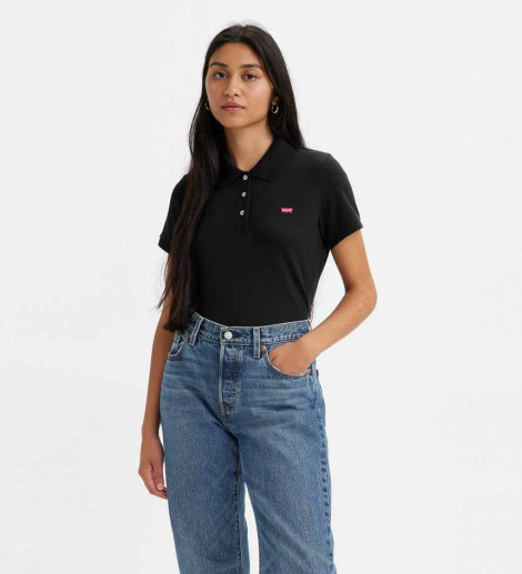 Жіноче поло Levi's 1160263199 (Чорний XL)