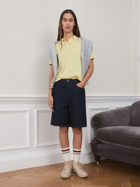 Классическое поло JW Anderson UNIQLO 1160859231 (Желтый XS)