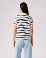 Женская футболка-поло Levi's с принтом 1159845354 (Молочный XL)