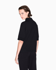 Жіноче поло Armani Exchange 1159857070 (Чорний XL)