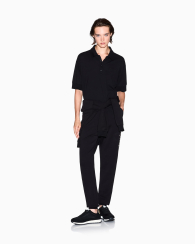 Женское поло Armani Exchange 1159857070 (Черный XL)