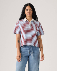 Жіноче поло Levi's з принтом 1159857511 (Блакитний L)