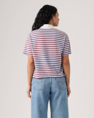 Жіноче поло Levi's з принтом 1159857511 (Блакитний L)