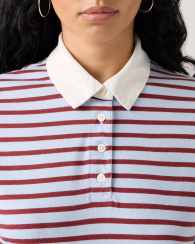 Женское поло Levi's с принтом 1159857511 (Голубой L)