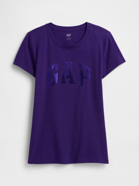 Жіноча футболка GAP з логотипом 1159836684 (Фіолетовий M)