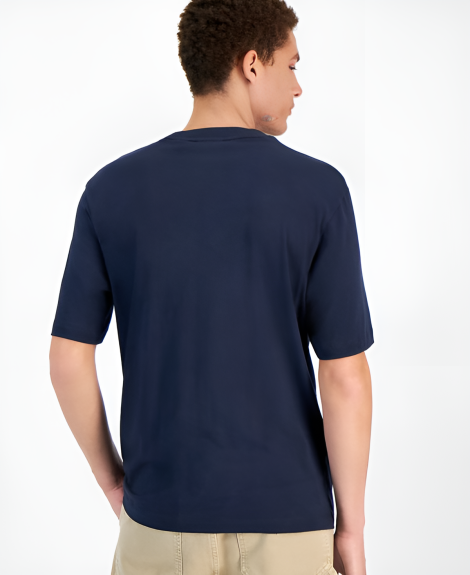 Мужская футболка Hugo Boss с принтом 1159838844 (Синий XXL)
