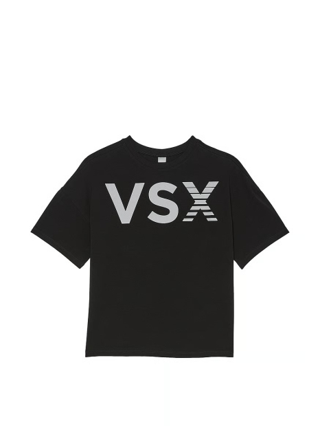 Жіноча футболка VSX Victoria's Secret 1159840309 (Чорний XS)