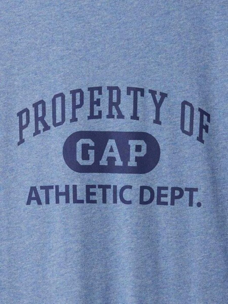 Футболка чоловіча GAP з логотипом 1159839094 (Блакитний XL)