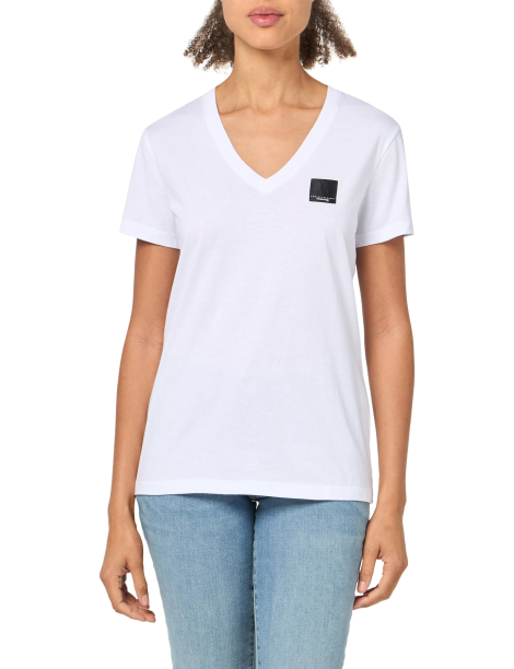 Женская футболка Armani Exchange с логотипом 1159839177 (Белый XXL)