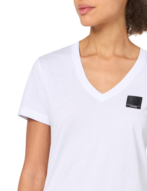 Женская футболка Armani Exchange с логотипом 1159839177 (Белый XXL)