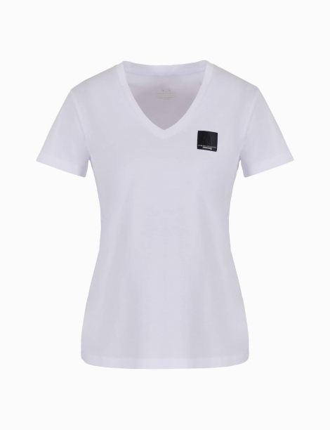 Женская футболка Armani Exchange с логотипом 1159839177 (Белый XXL)