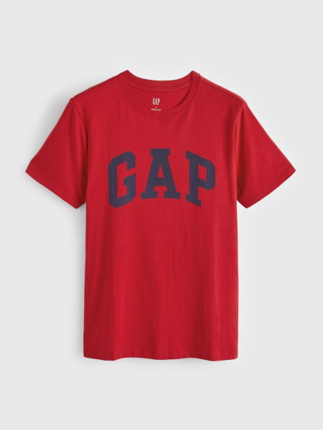 Футболка мужская GAP с логотипом 1159839438 (Красный XXL)