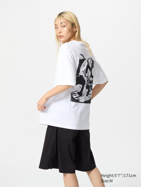 Футболка з графічним принтом NY POP ART UT UNIQLO 1159839891 (Білий 3XL)