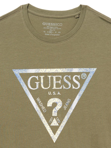 Мужская футболка Guess с логотипом 1159840185 (Зеленый XXL)