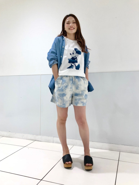 Футболка UNIQLO с рисунком Disney in Blue 1159840382 (Белый XXL)