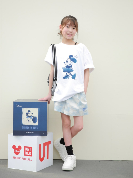Футболка UNIQLO с рисунком Disney in Blue 1159840382 (Белый XXL)
