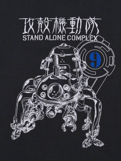 Футболка UNIQLO SF Anime UT Graphic с принтом Ghost In The Shell 1159840397 (Черный XS)