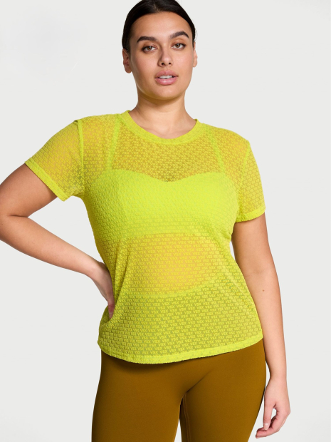 Женская футболка Victoria's Secret VSX 1159840660 (Желтый XS)